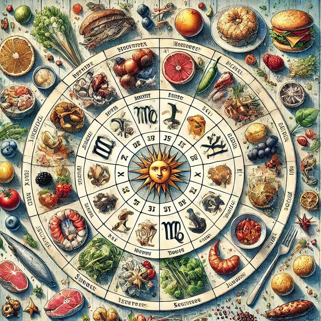 Zodiac sign influence on food preferences