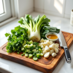 Celery Bok Choy and Spinach Recipe